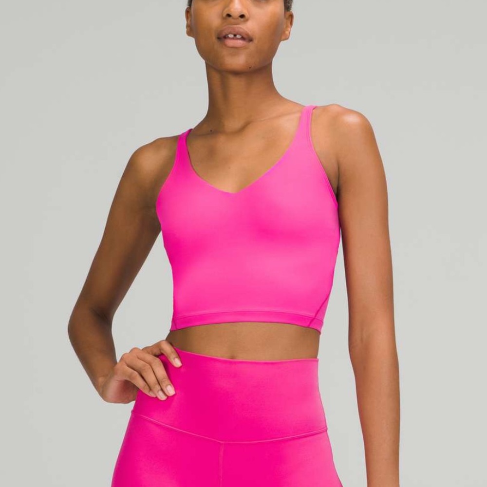 Lululemon sonic pink align tank size 8 NWOT